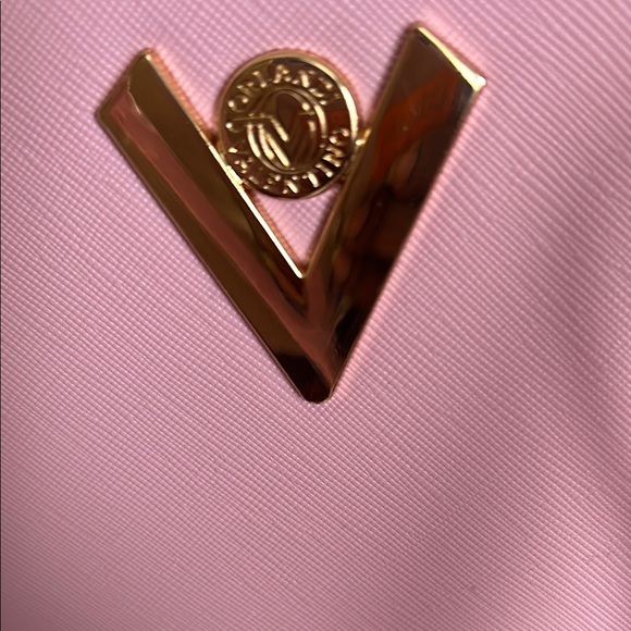 Valentino Orlandi Pink and Gold Tote Bag with Structured Design-NWT - Picture 2 of 6